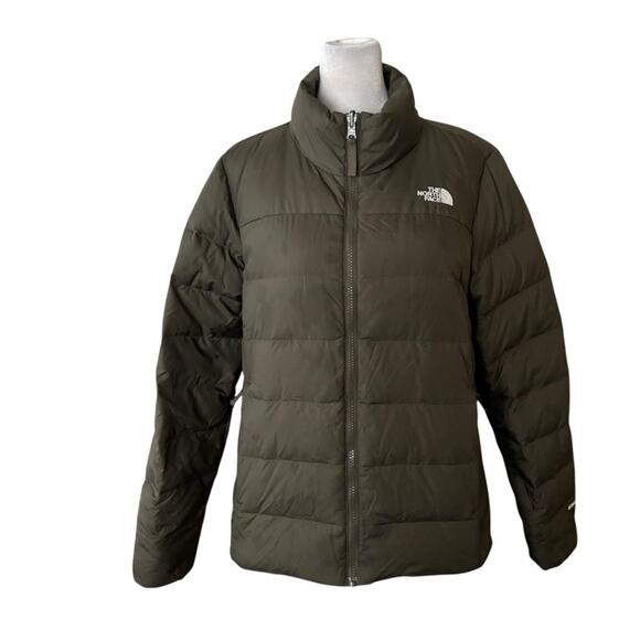 The North Face 550 Women’s Green Puffer Jacket - Large - Picture 1 of 10